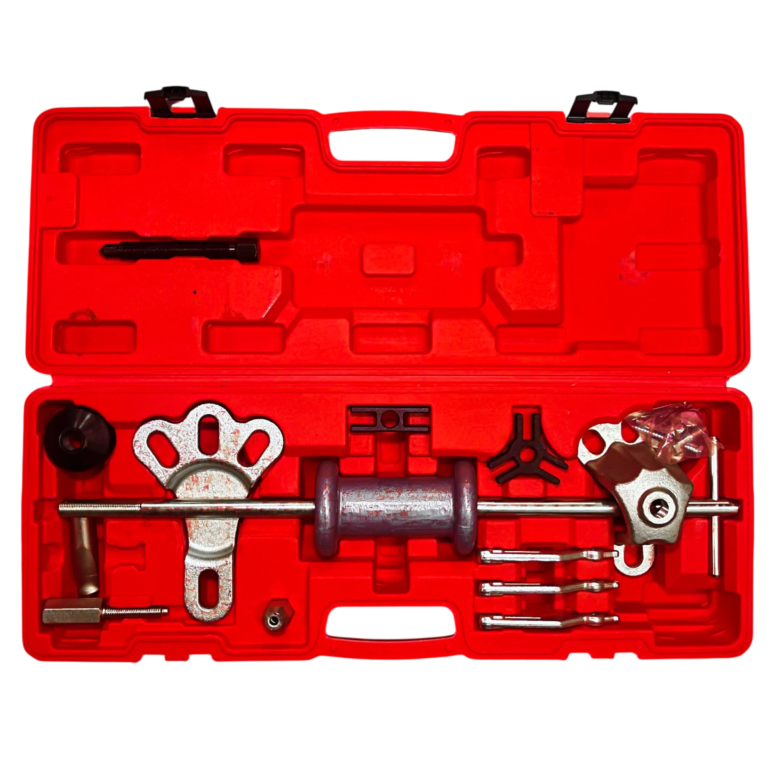 SLIDE HAMMER PULLER SET – 5LB Heavy Duty Auto Body & Bearing Removal Kit with Carry Case